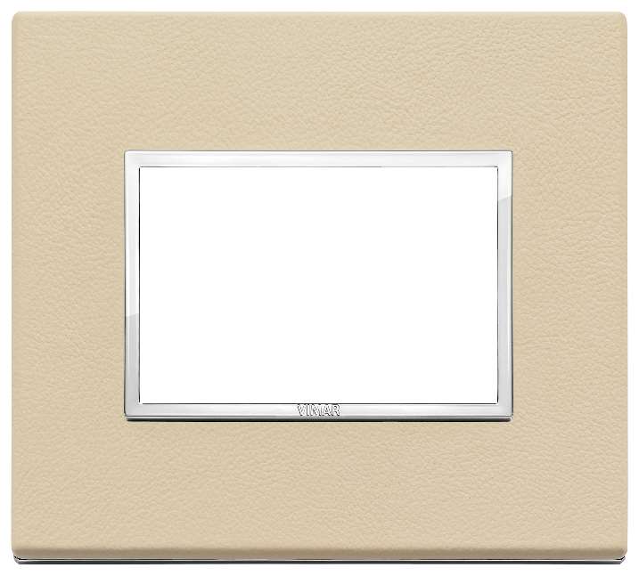 Vimar Eikon Evo - Raffinati 3M (Leder - Cream)