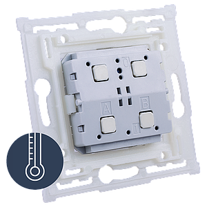 Weinzierl KNX TP insert bouton poussoir + temp. 420.1 pour Niko 2/4p